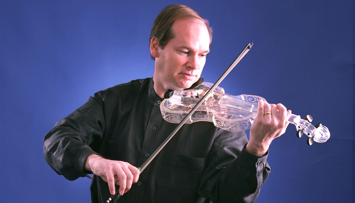 Dean Shostak's glass violin